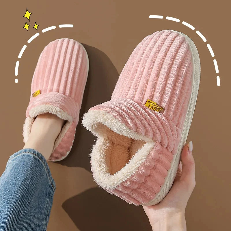 Cozy Fuzzy Indoor Slippers – Premium Comfort by BlissFeet™