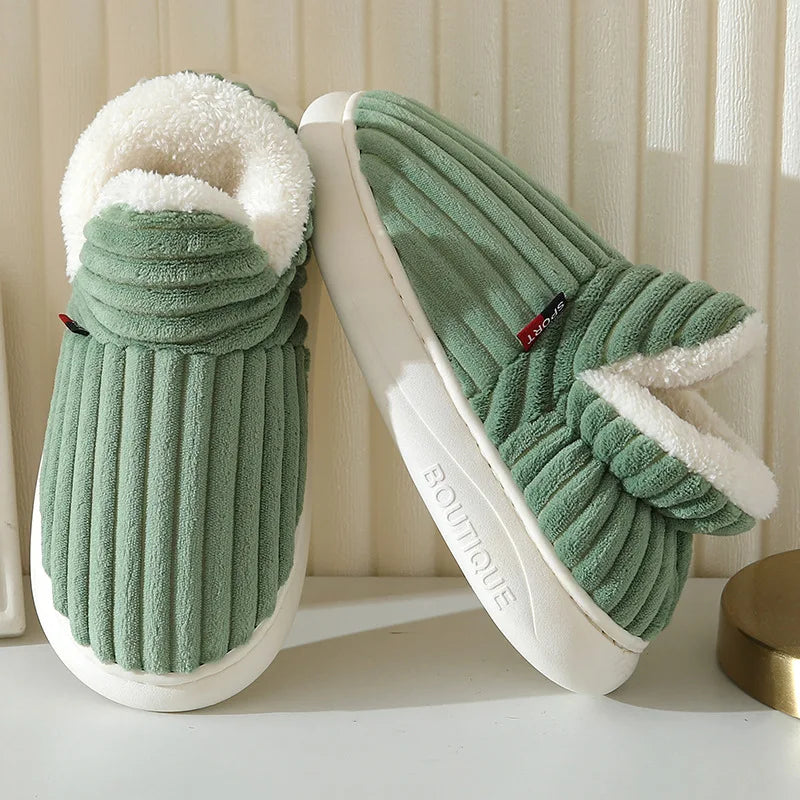 Cozy Fuzzy Indoor Slippers – Premium Comfort by BlissFeet™