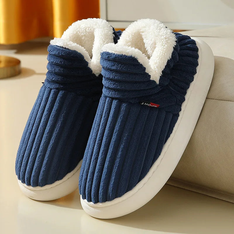 Cozy Fuzzy Indoor Slippers – Premium Comfort by BlissFeet™