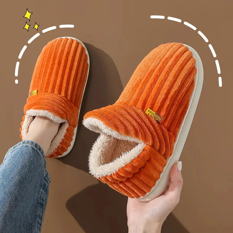 Cozy Fuzzy Indoor Slippers – Premium Comfort by BlissFeet™